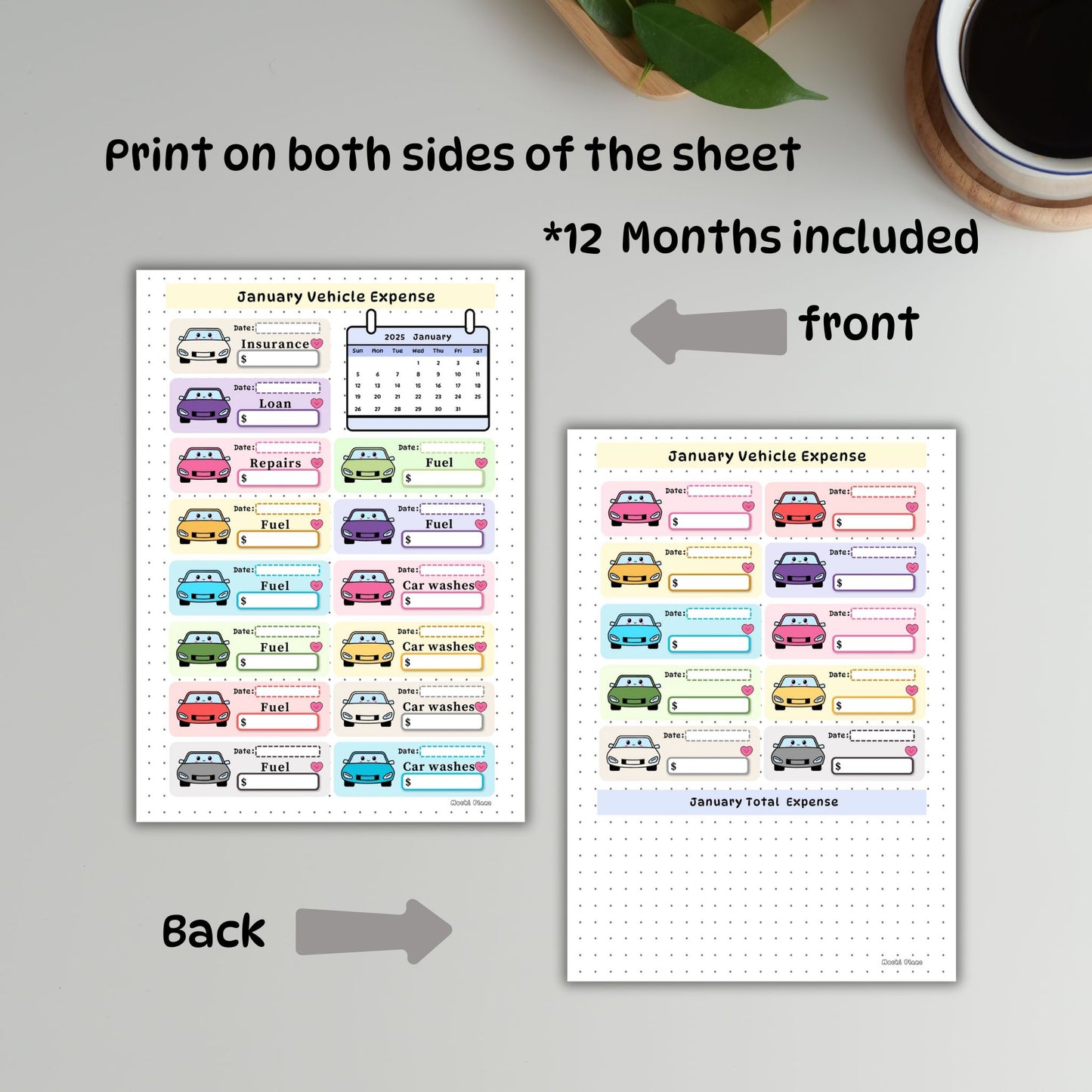 Monthly Car expense Tracker