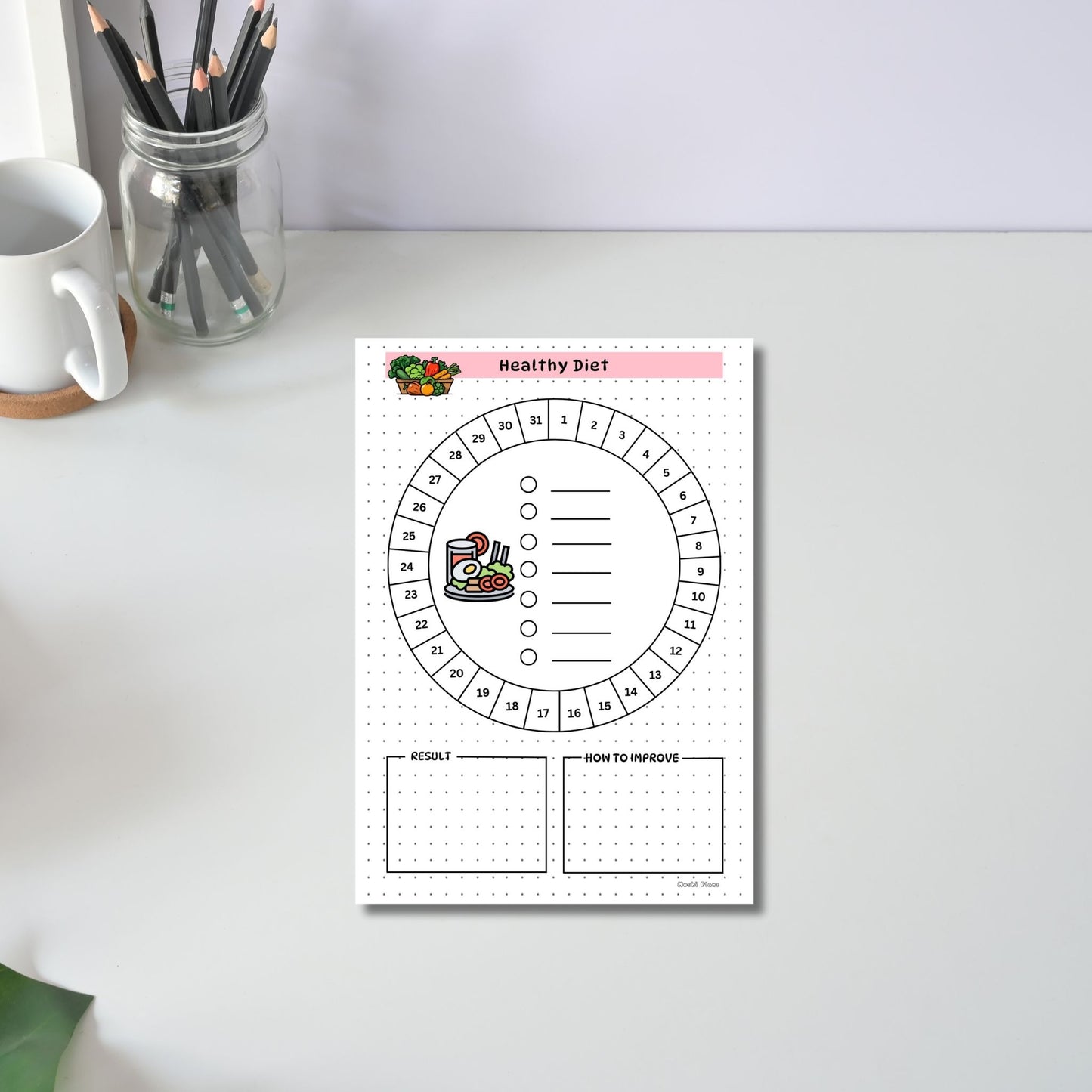 Monthly Diet Tracker
