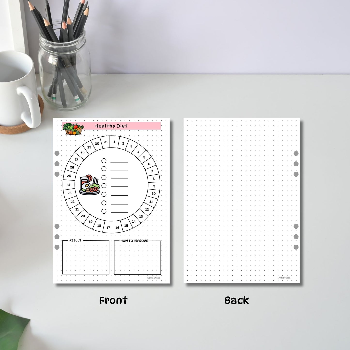 Monthly_Diet_Tracker pages