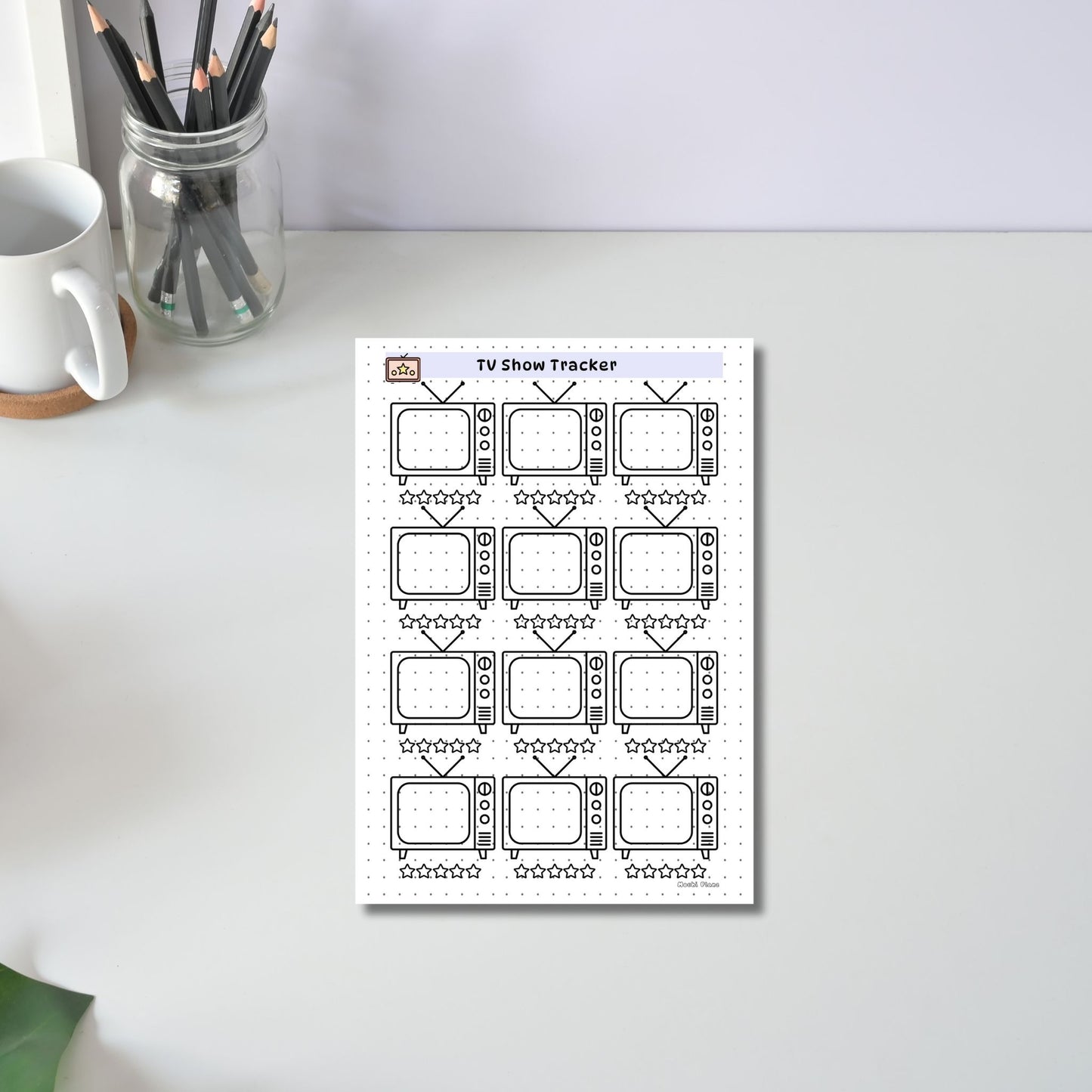 Monthly TV show Tracker