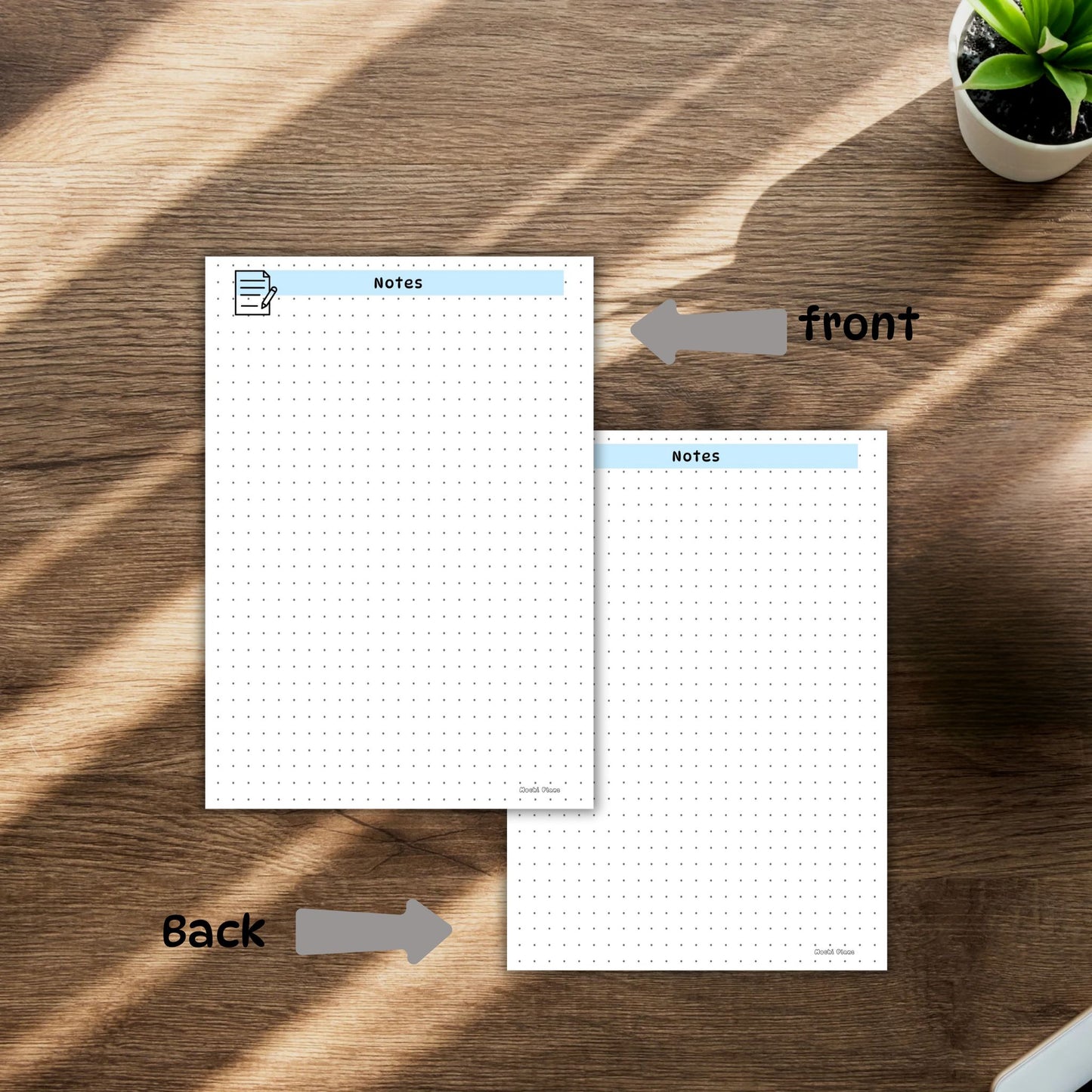 Workout Planner notes