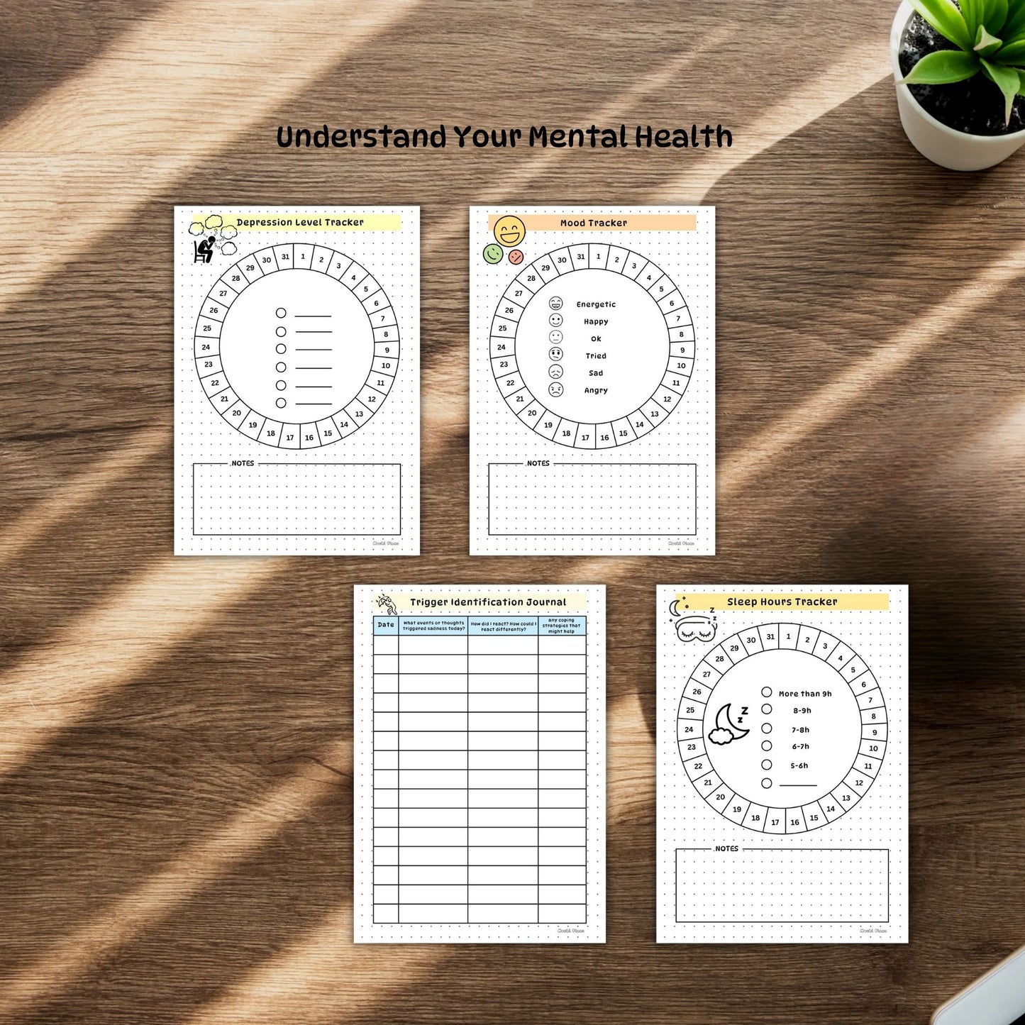 depression levels, mood tracker