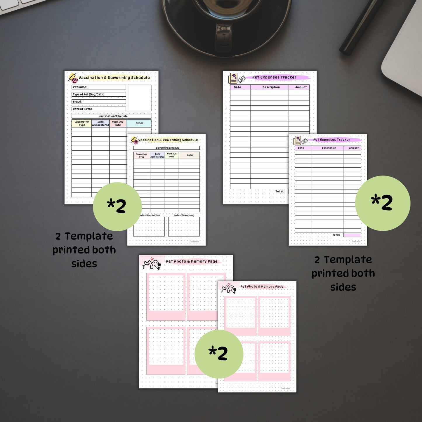 Pet Care Planner Kit