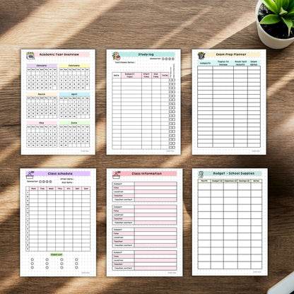 Academic Year Overview, Class Schedule
