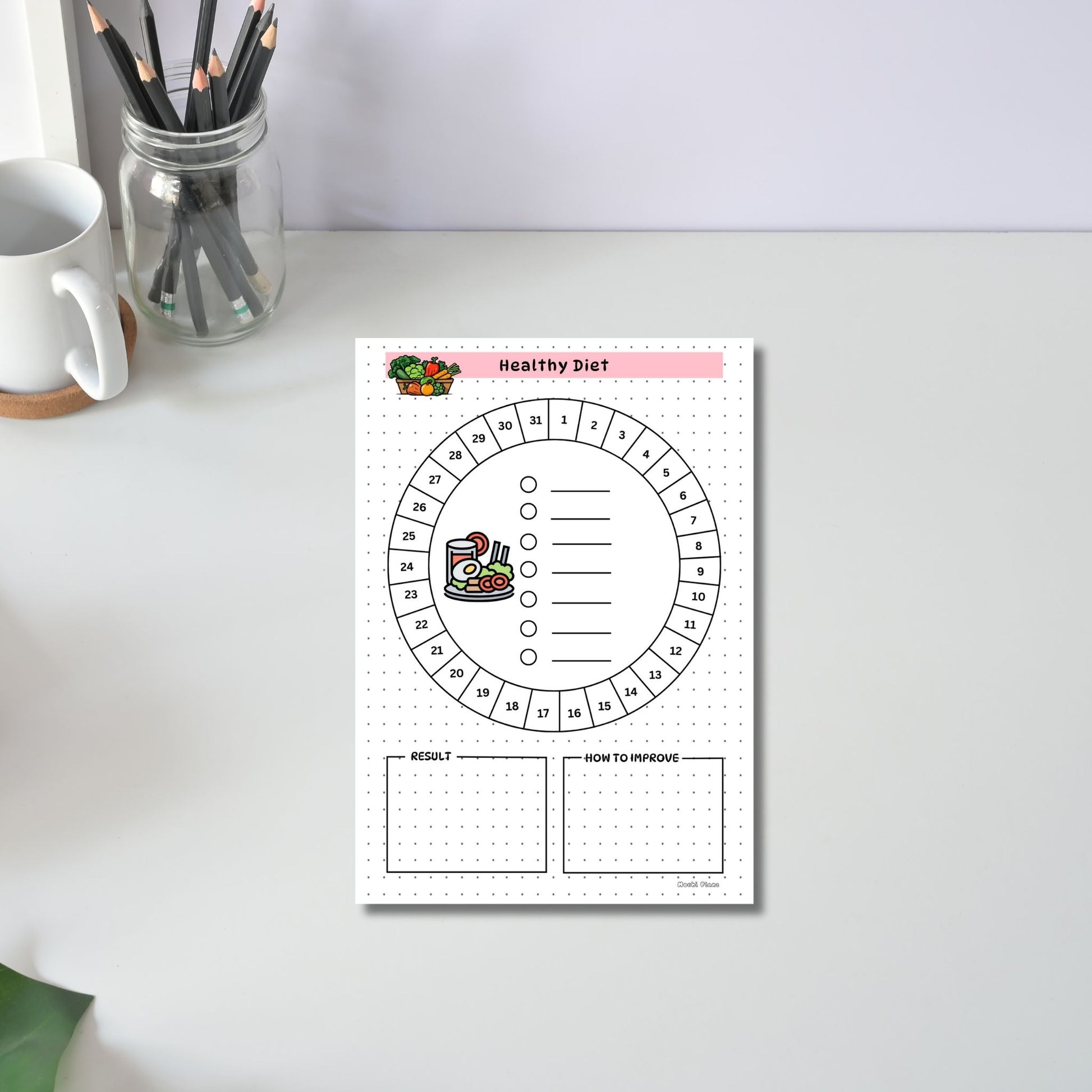 Monthly Diet Tracker