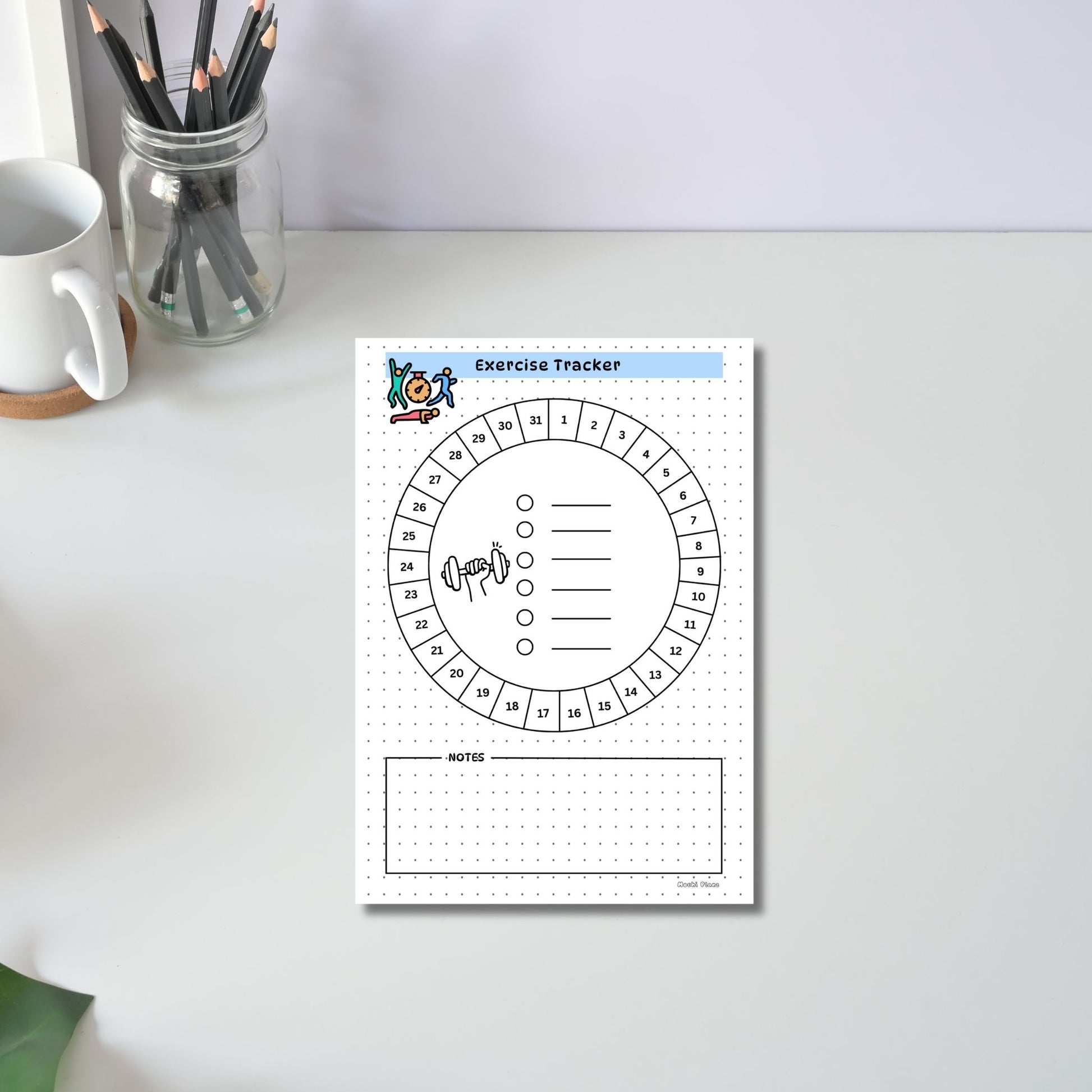 Monthly Exercise Tracker