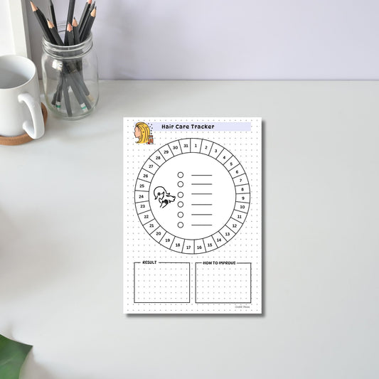 Monthly Hair care Tracker