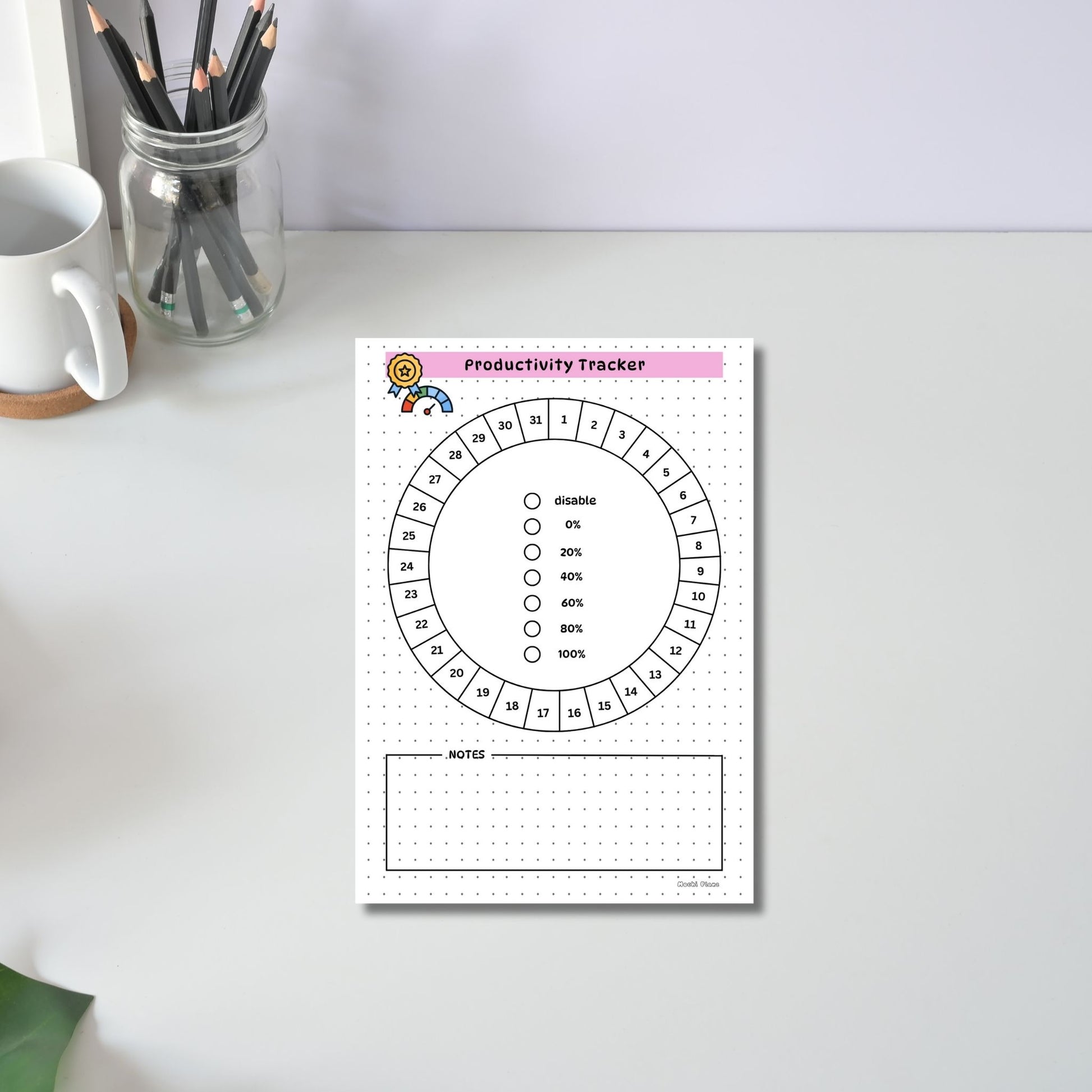 Monthly Productivity Tracker