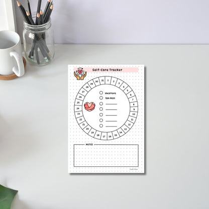 Monthly Self Care Tracker