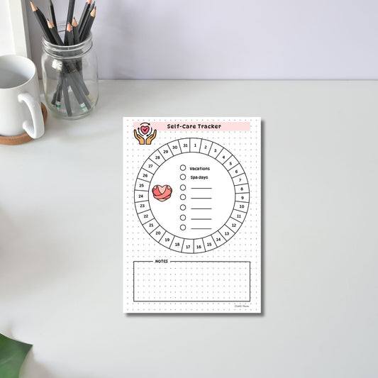 Monthly Self Care Tracker