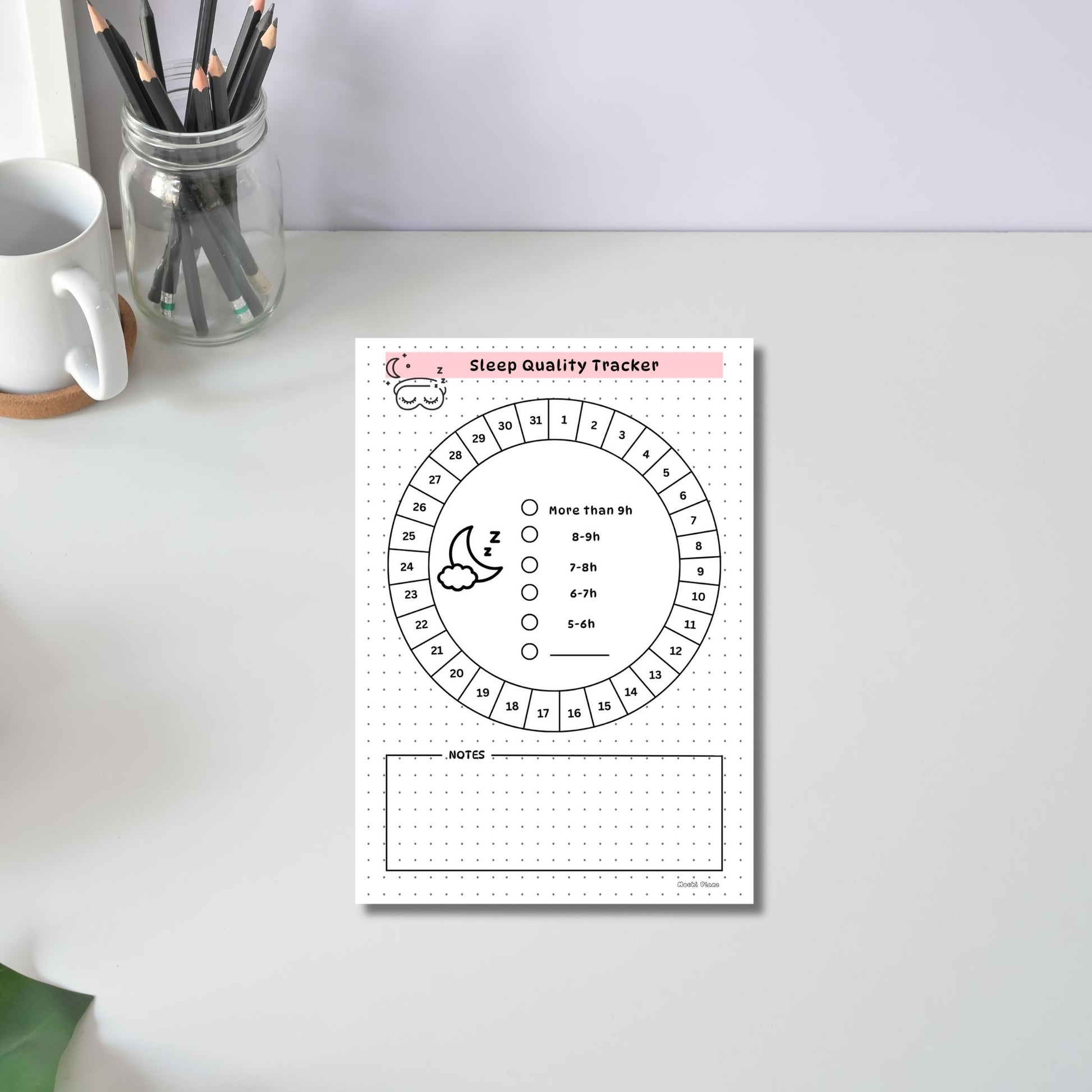 Monthly Sleep quality Tracker