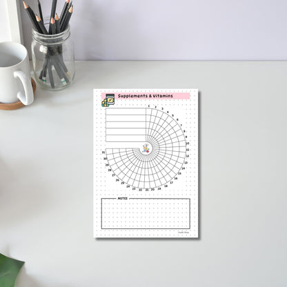 Monthly Supplement & Vitamins Tracker