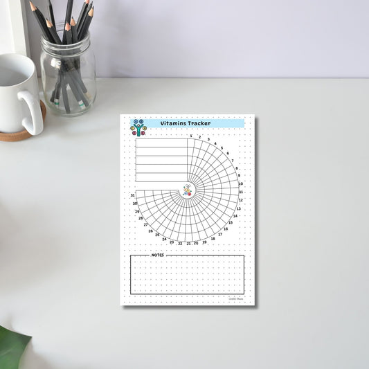 Monthly Vitamins Tracker
