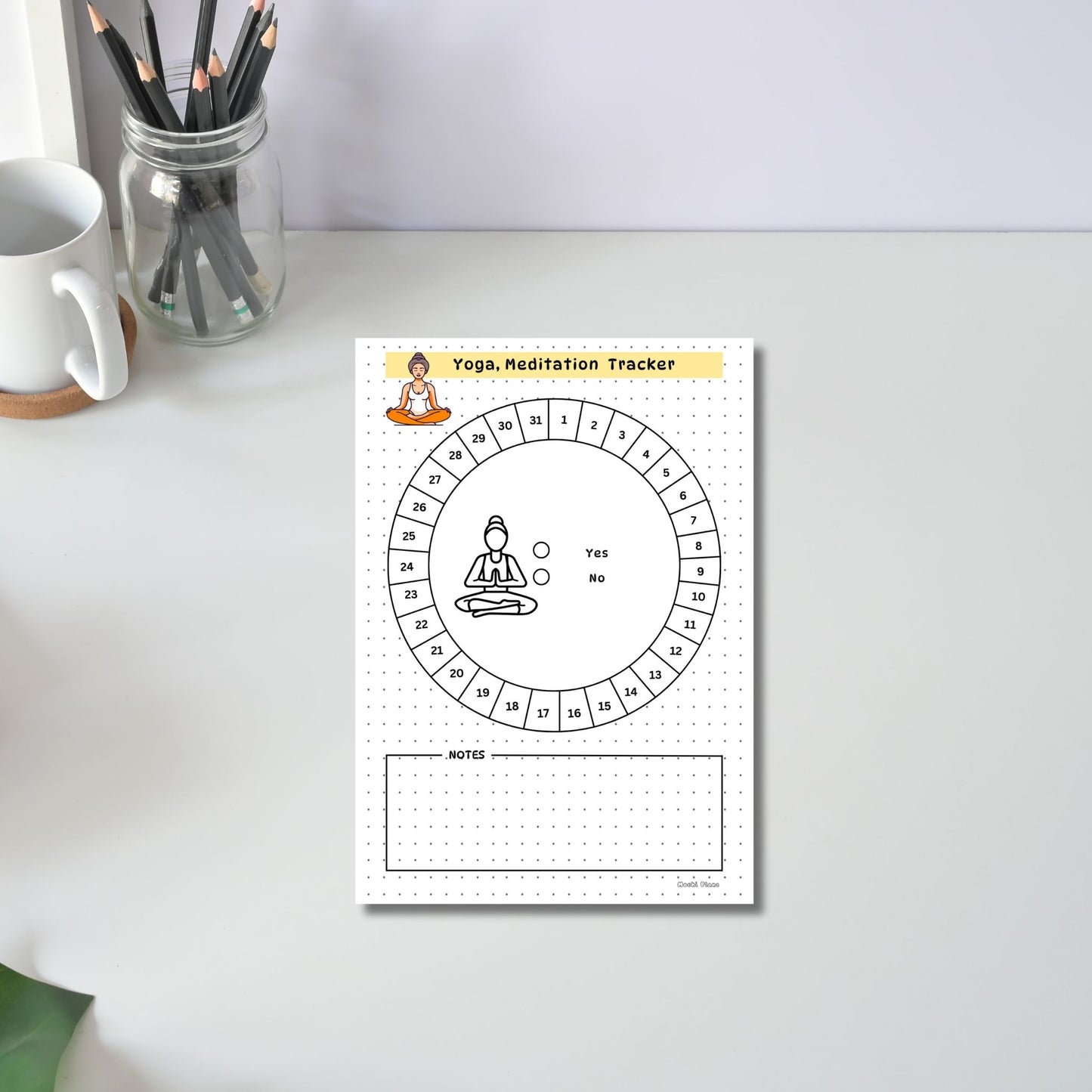 Monthly Yoga Tracker