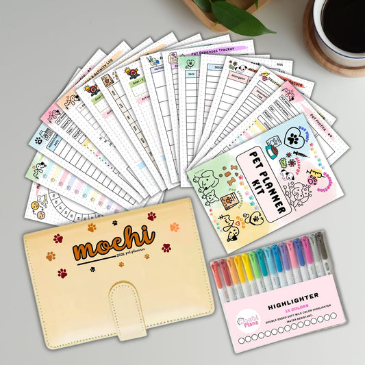 Pet care planner kit
