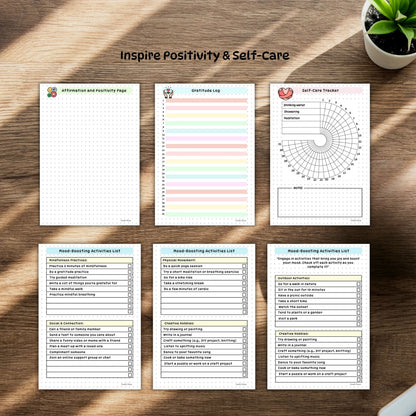  Wellness Journal pages