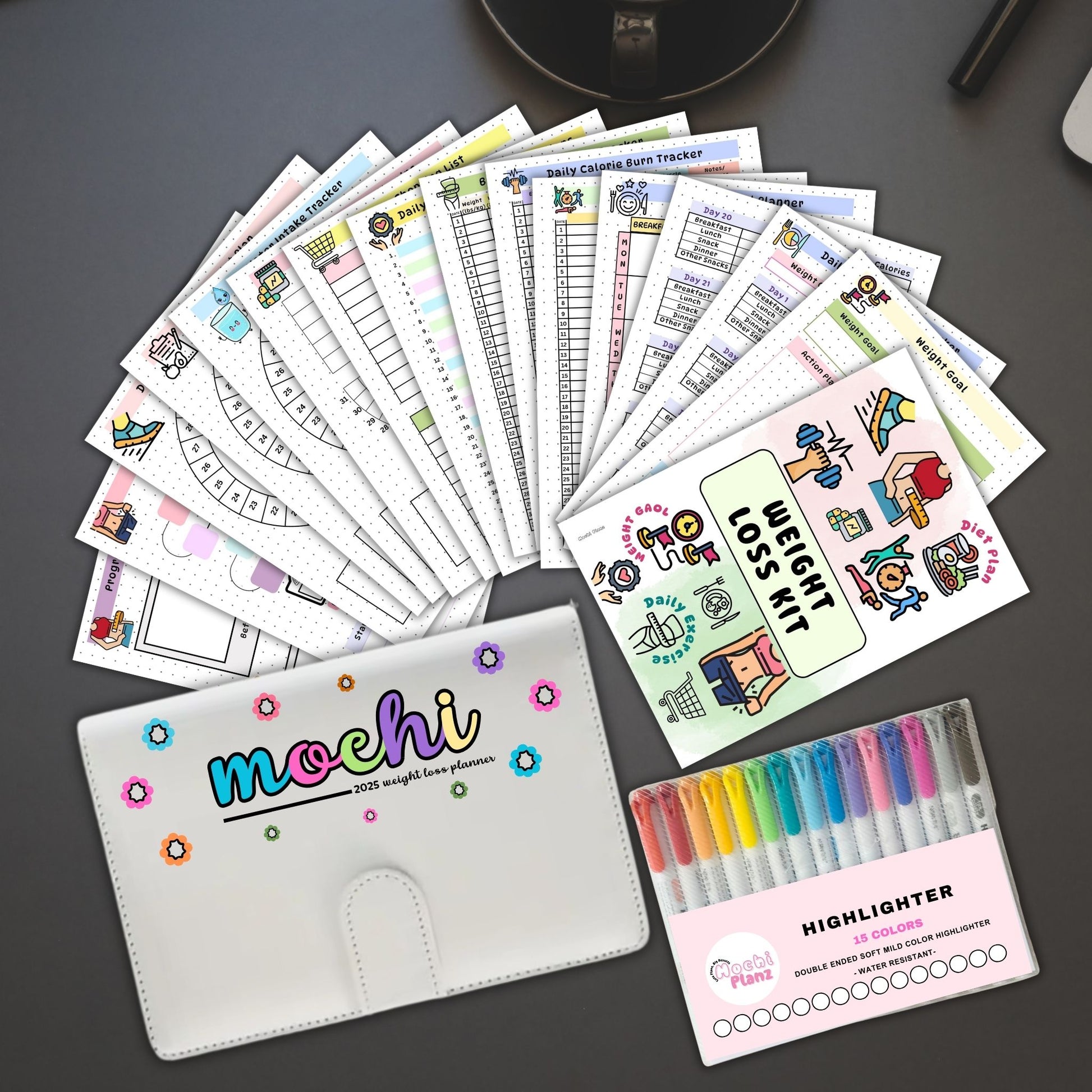 Workout Planner, Weight Loss Journal