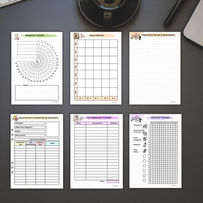 pet meal planner, pet expense, vaccination