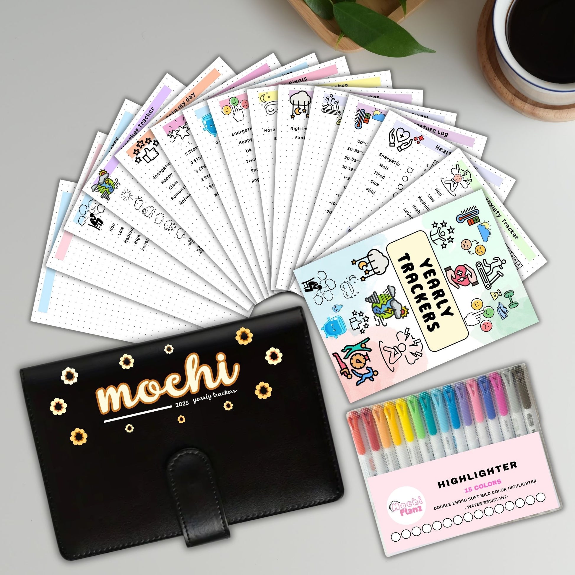 yearly tracker bundle